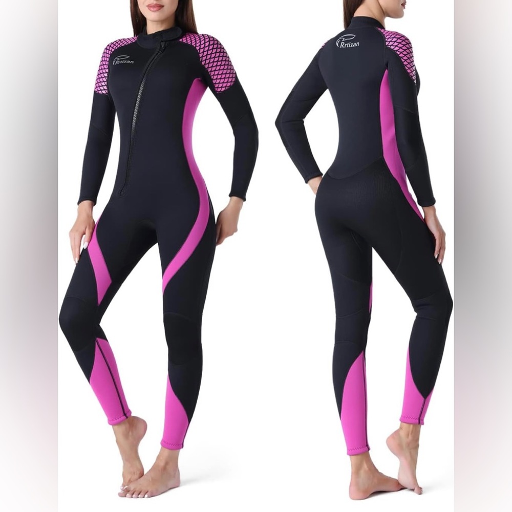 Rrtizan Wetsuit Women 3mm Skin Protection Wet Suits for Women / small